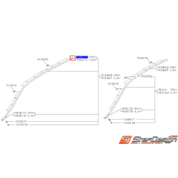 Capuchon arrière de baguette de toit GT 93-00 Break