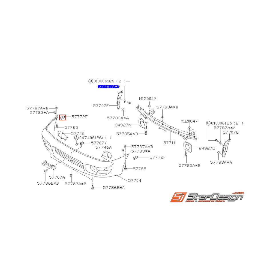 Butée pare choc GT 93-98