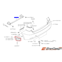 Fixation latérale pare choc arrière WRX 08-10