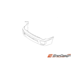 Pare choc avant WRX 01-02 Break