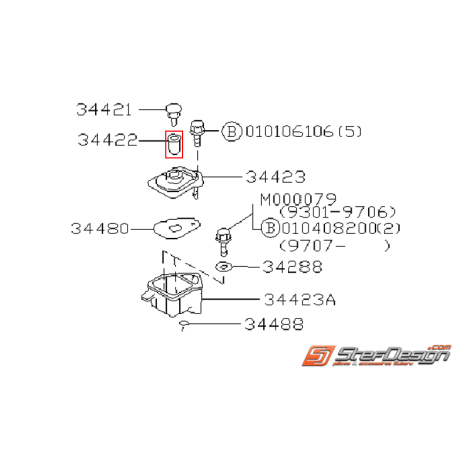 Crépine bocal direction assistée GT 93-00