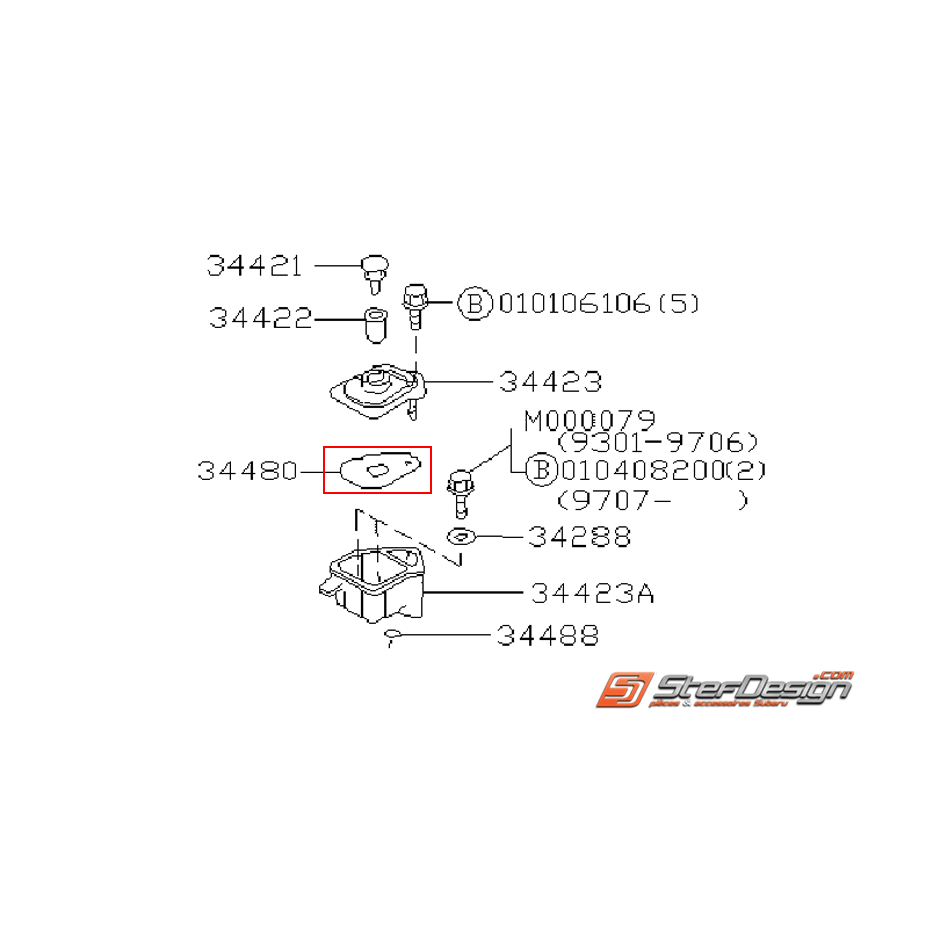Garniture réservoir d'huile direction assistée GT 97-00 Garniture réservoir d'huile direction assistée GT 97-00