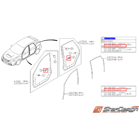 Clips joint étanchéité STI 10-14