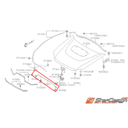 Béquille capot avant STI 03-05