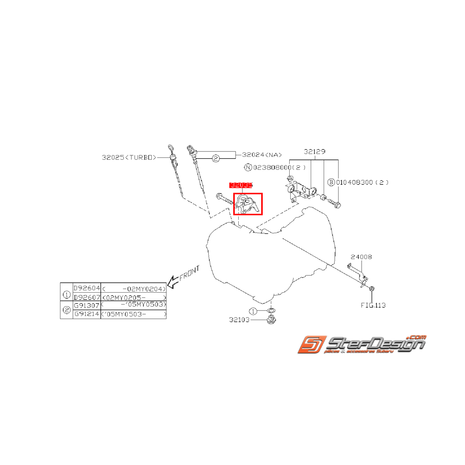 Support d'os de boite GT 93-00 SUBARU WRX 01-11 Support d'os de boite GT 93-00 SUBARU WRX 01-11