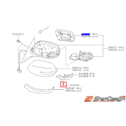 Vis de fixation de coque rétroviseur STI 08-14