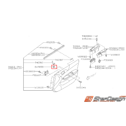 Guide de vis garniture de porte WRX/STI 08-14
