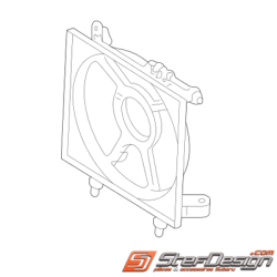 Support ventilateur moteur SUBARU WRX/STI 2002