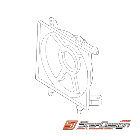 Support ventilateur moteur SUBARU WRX/STI 2002