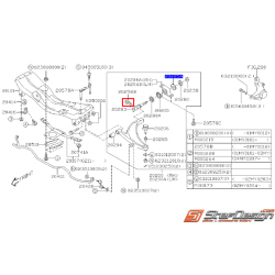 Boulon fixation d'axe triangle alu origine STI 01-07