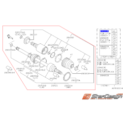 Cardan arrière subaru STI 01-04