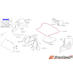 Tapis de coffre WRX 2001