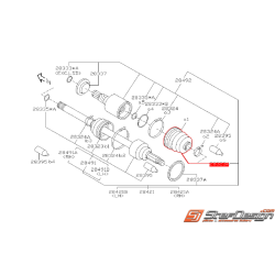 Soufflet de cardant ORIGINE SUBARU côté pont WRX 06-11