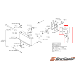 Vase d'expansion subaru WRX/STI 01-07