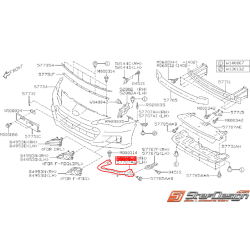 Support coin de pare-choc avant BRZ