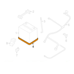 Bac de batterie subaru GT 93-00