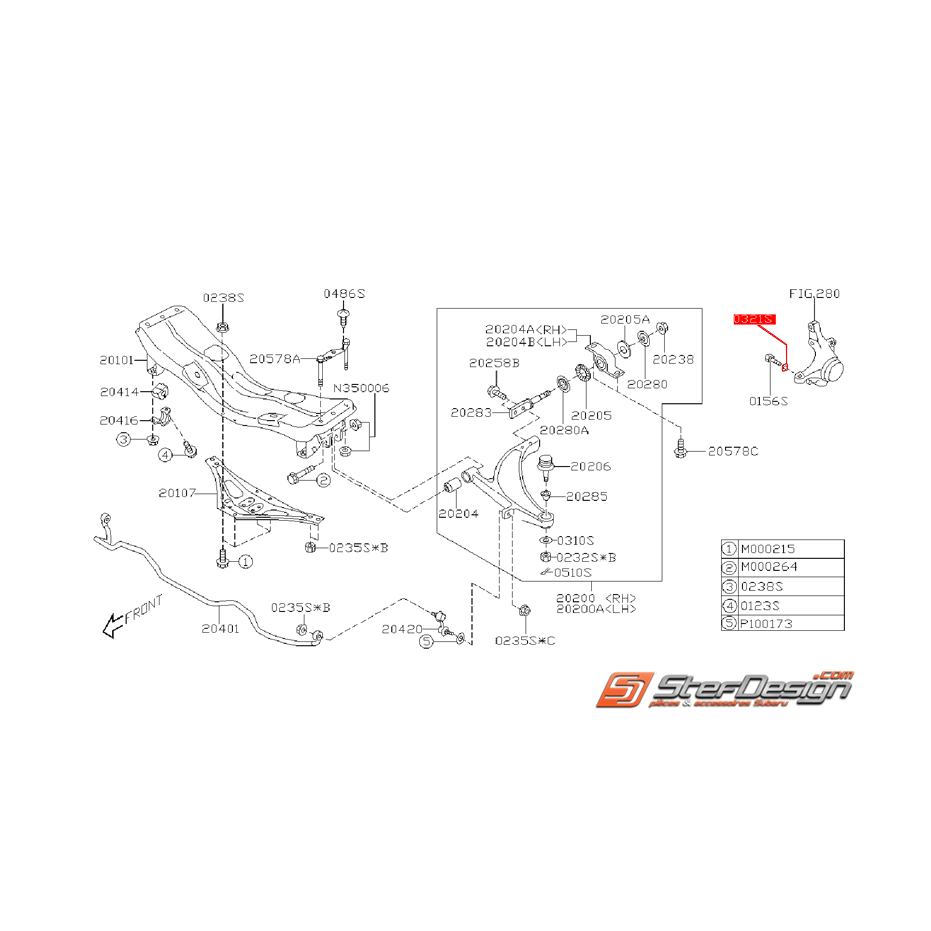 Rondelle de vis de blocage de rotule de suspension Rondelle de vis de blocage de rotule de suspension