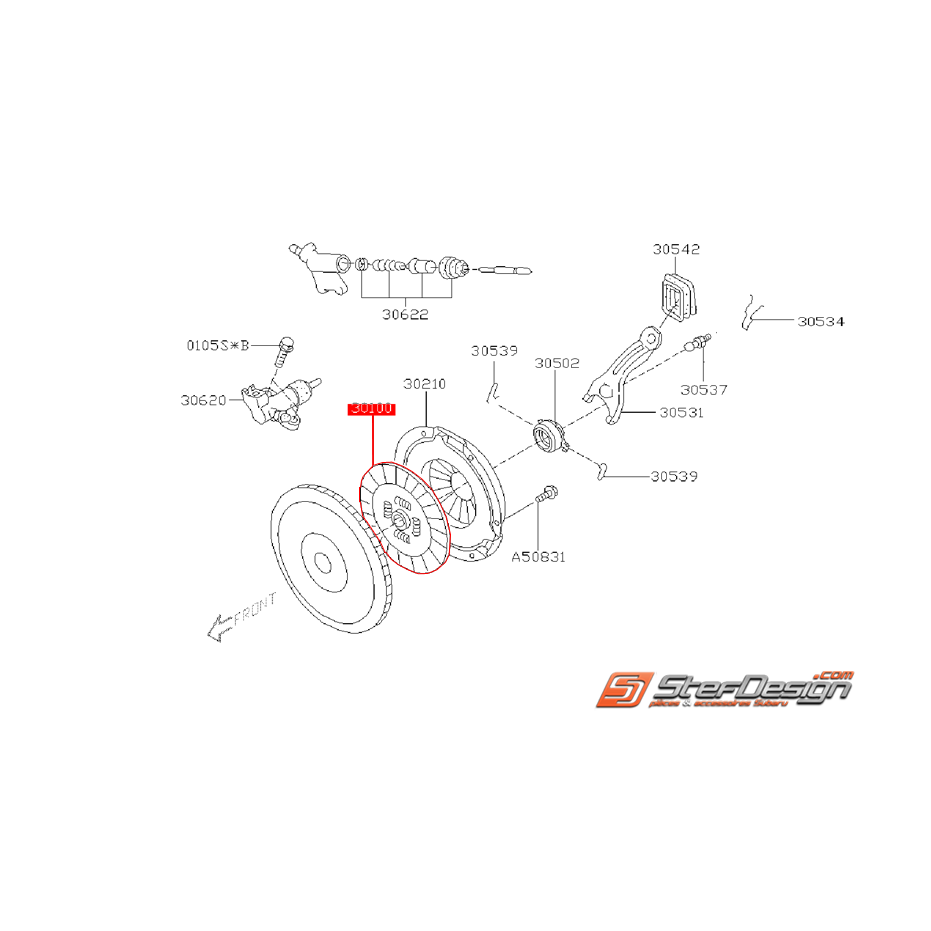 Disque d’embrayage Legacy 2003