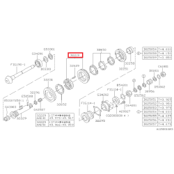 Baladeur 1ére/ 2éme vitesse boite 5 P1