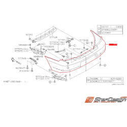 Pare choc arrière subaru WRX 03-07 Break