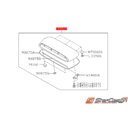 Prise d'air de capot SUBARU WRX 01-02