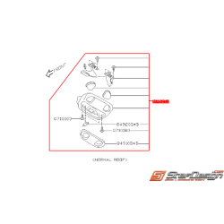 Console de plafonnier complet sans toit ouvrant WRX/STI 01-07