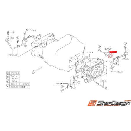 Joint de retour d'huile cam variable WRX 03-11 STI 01-15