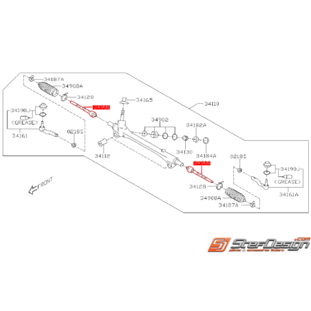 Biellette de direction SUBARU BRZ -TOYOTA GT 86