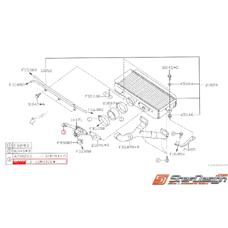 Vis de dump valve origine subaru WRX/STI 02-05