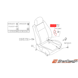 Cache vis de siège avant WRX/STI 03-07