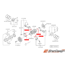 Coussinet de bielles SUBARU DIESEL 2010