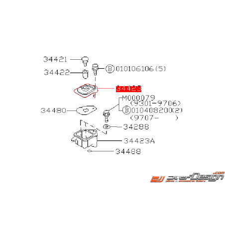 Couvercle de bocal de liquide direction assistée GT 97-00