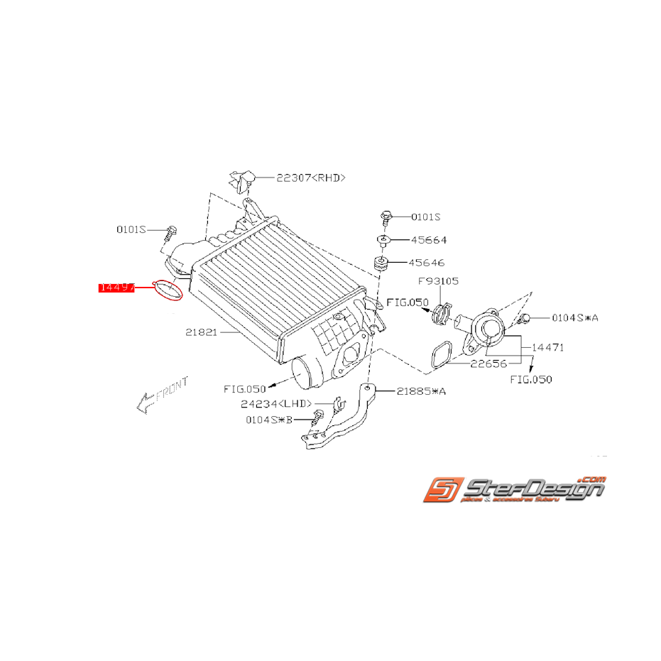 Joint échangeur/turbo WRX 08-11
