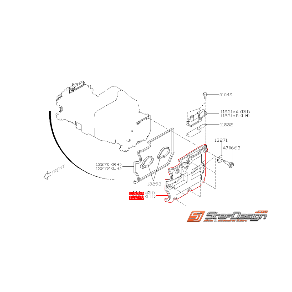 Couvres culasses STI 01-05