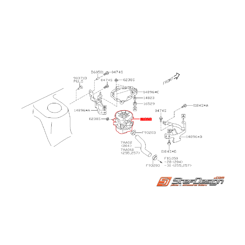 Pompe a air SUBARU WRX 06-07 Pompe a air SUBARU WRX 06-07
