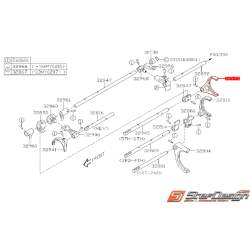 Fourchette alu 5eme/6eme boite 6 vitesses SUBARU STI 03-14