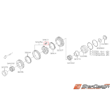 Attache baladeur 3eme/4eme - 5eme/6eme STI 01-07