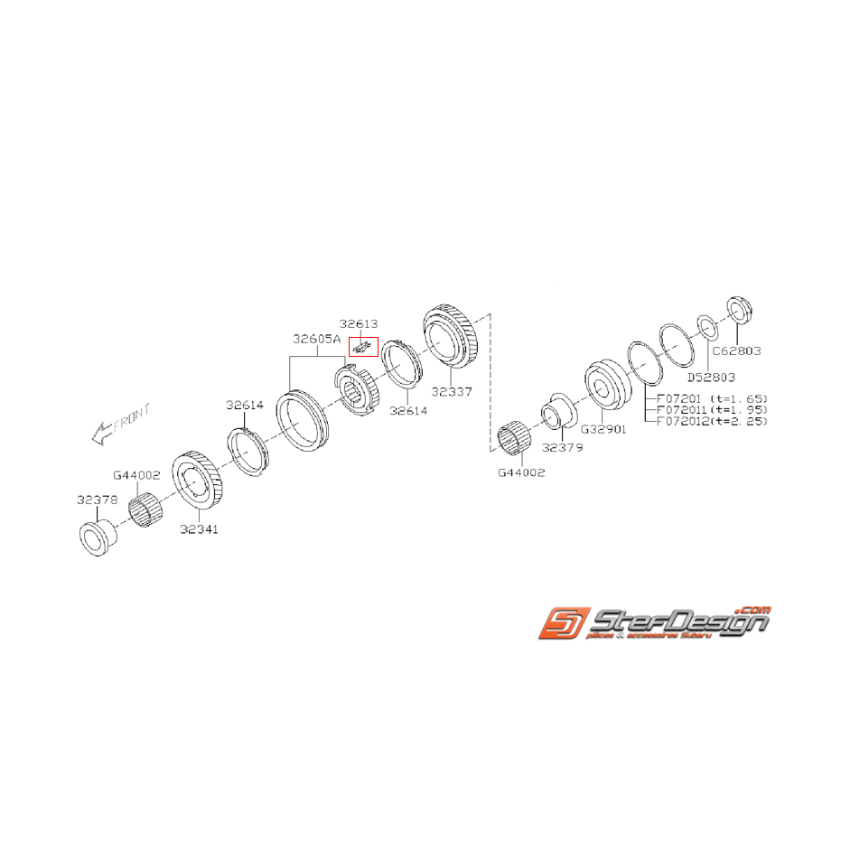 Attache baladeur 3eme/4eme - 5eme/6eme STI 01-07
