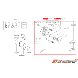Étrier de frein arrière SUBARU OUTBACK 2002