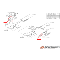 Passage de roue joue d'aile avant SUBARU GT 94-00