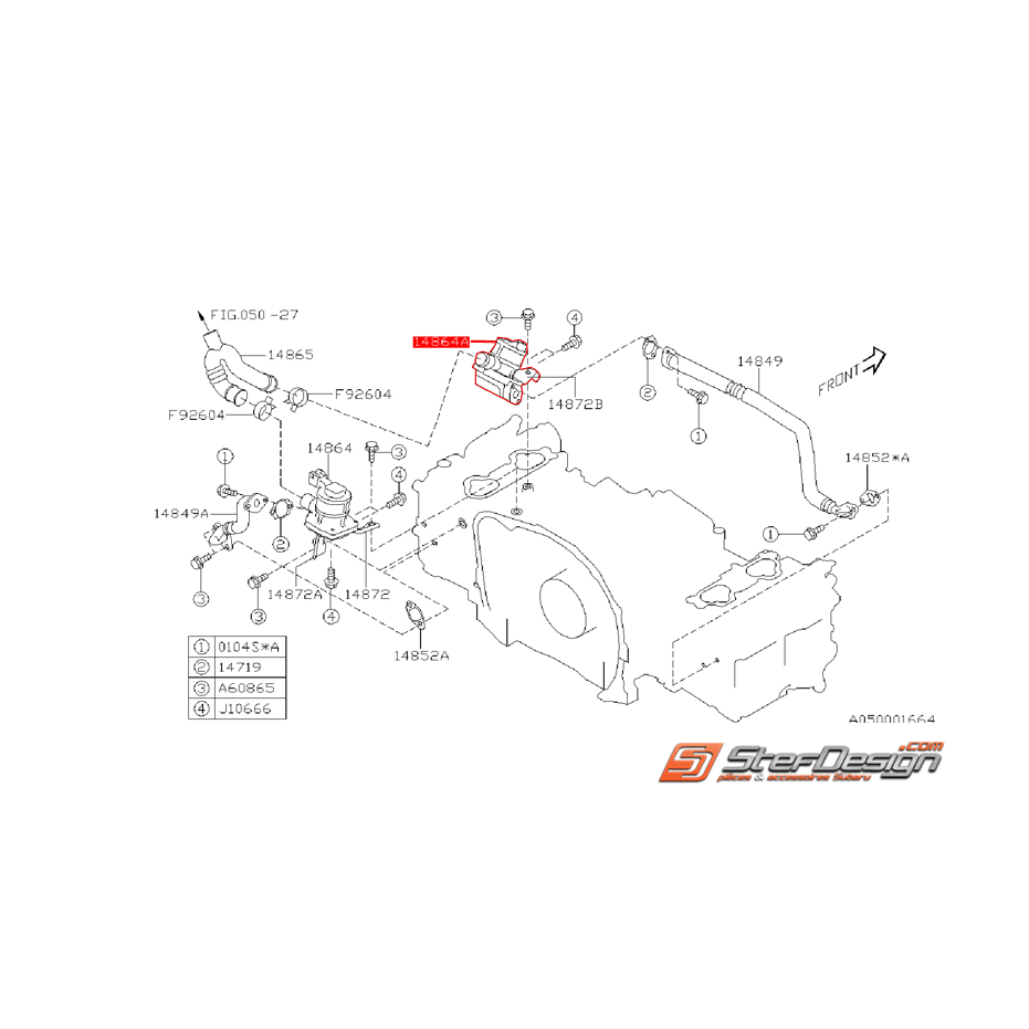Vanne d'injection d'air WRX/STI 2006-2014