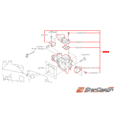 Papillon d'admission WRX/STI 01-05