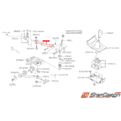 Barre de tringlerie levier de vitesse boite 5 WRX 08-11 