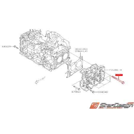 Vis de culasse SUBARU Diesel 2010