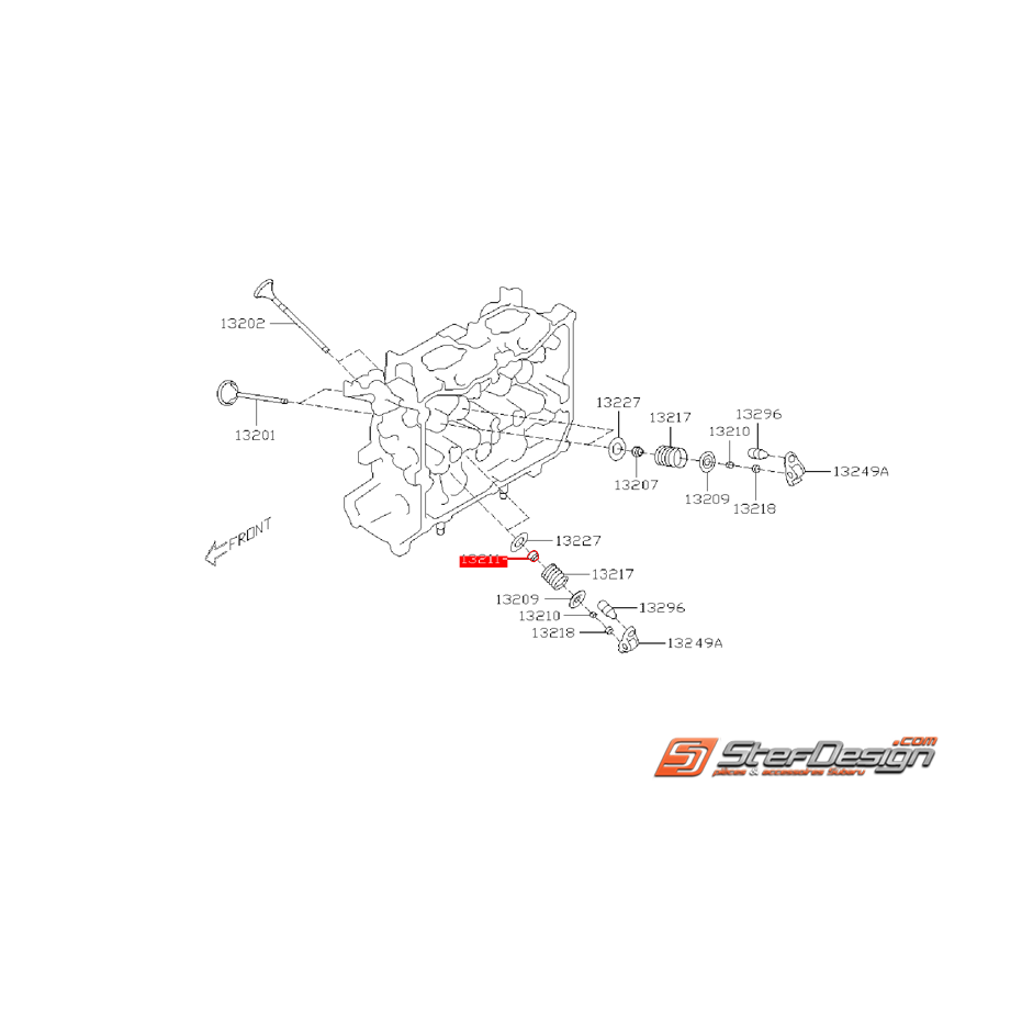Joint de queue soupape d'échappement origine SUBARU Diesel Joint de queue soupape d'échappement origine SUBARU Diesel