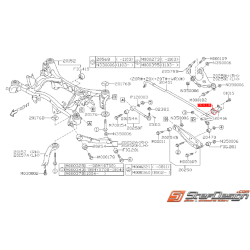 Silent bloc de barre stabilisatrice arrière STI 11-14