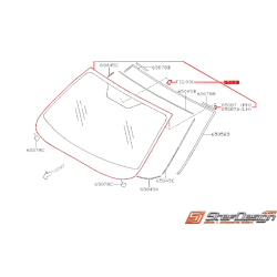 Pare brise avant dégivrant SUBARU WRX/STI 08-14