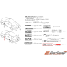 Autocollant de porte avant origine SUBARU STI 05-07