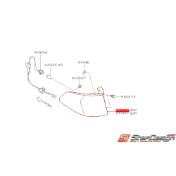 Feu arrière sur aile origine SUBARU STI 08-10