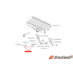 Durite d'échangeur renforcé de Y origine SUBARU STI 01-05